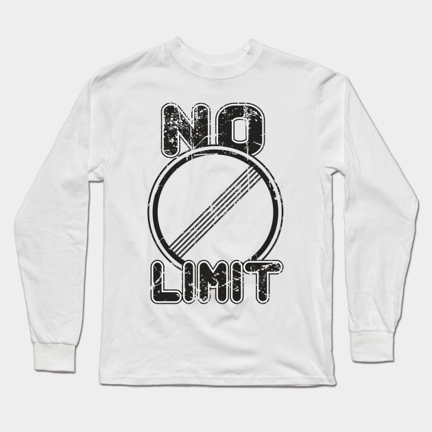 No Limit Long Sleeve T-Shirt by SM Shirts